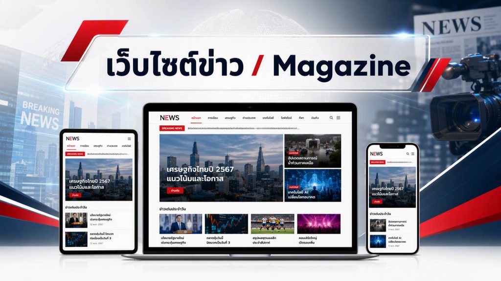 เว็บไซต์ข่าวและประชาสัมพันธ์
