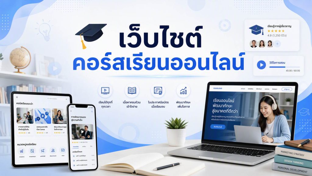 เว็บไซต์คอร์สเรียนออนไลน์