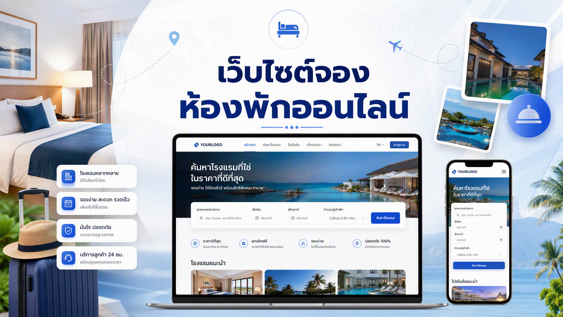 เว็บไซต์จองห้องพักออนไลน์