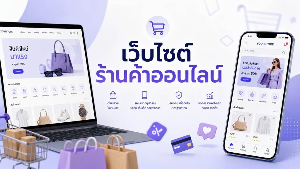 เว็บไซต์ร้านค้าออนไลน์