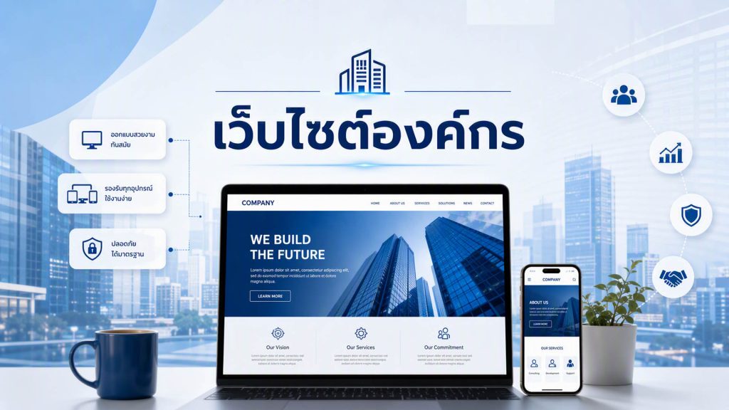 เว็บไซต์สำหรับองค์กร